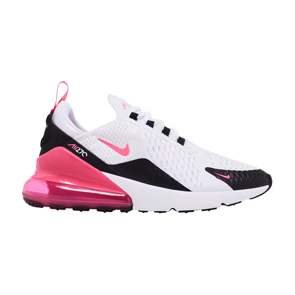 Nike Women's Air Max 270 White Black Hyper Pink