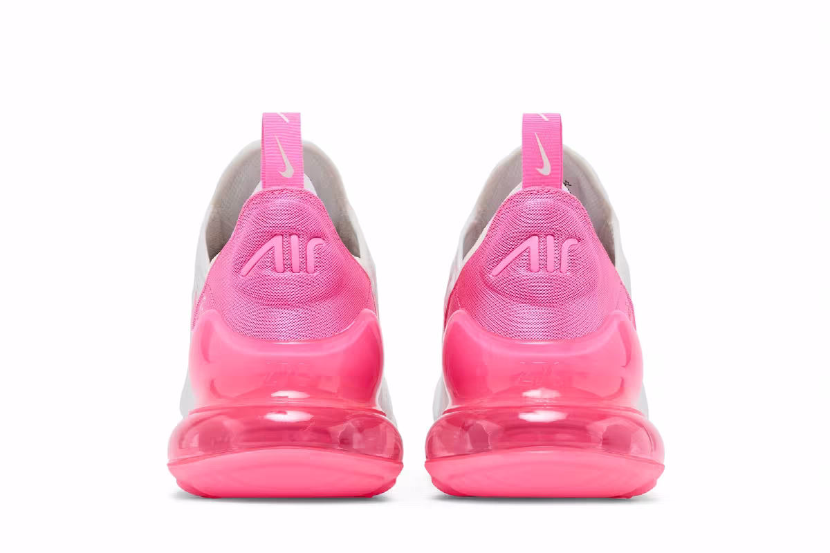 Nike Women's Air Max 270 Summit White Pink Spell, view 7