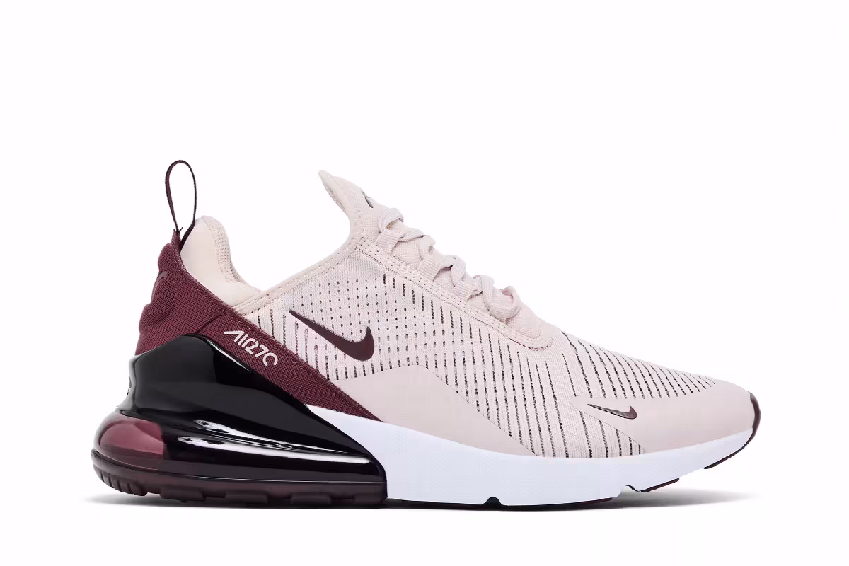 Nike Women's Air Max 270 Silt Red Burgundy Crush, view 2