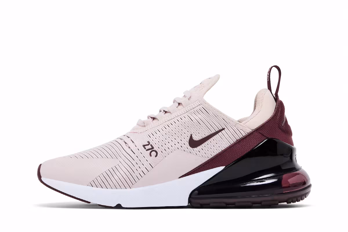 Nike Women's Air Max 270 Silt Red Burgundy Crush, view 4