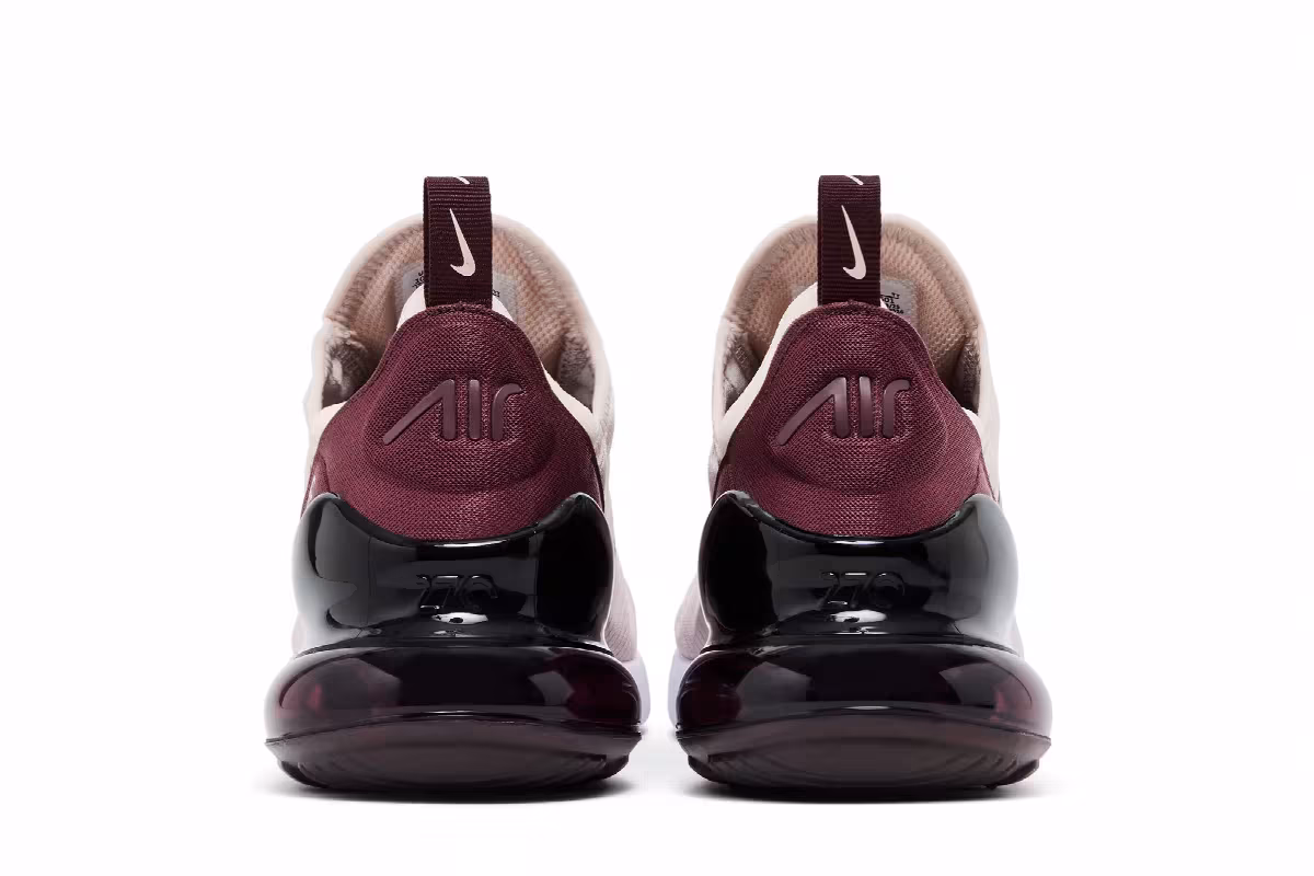 Nike Women's Air Max 270 Silt Red Burgundy Crush, view 7