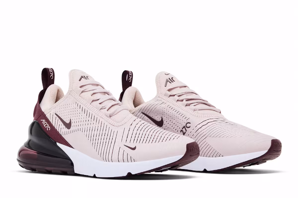 Nike Women's Air Max 270 Silt Red Burgundy Crush, view 9