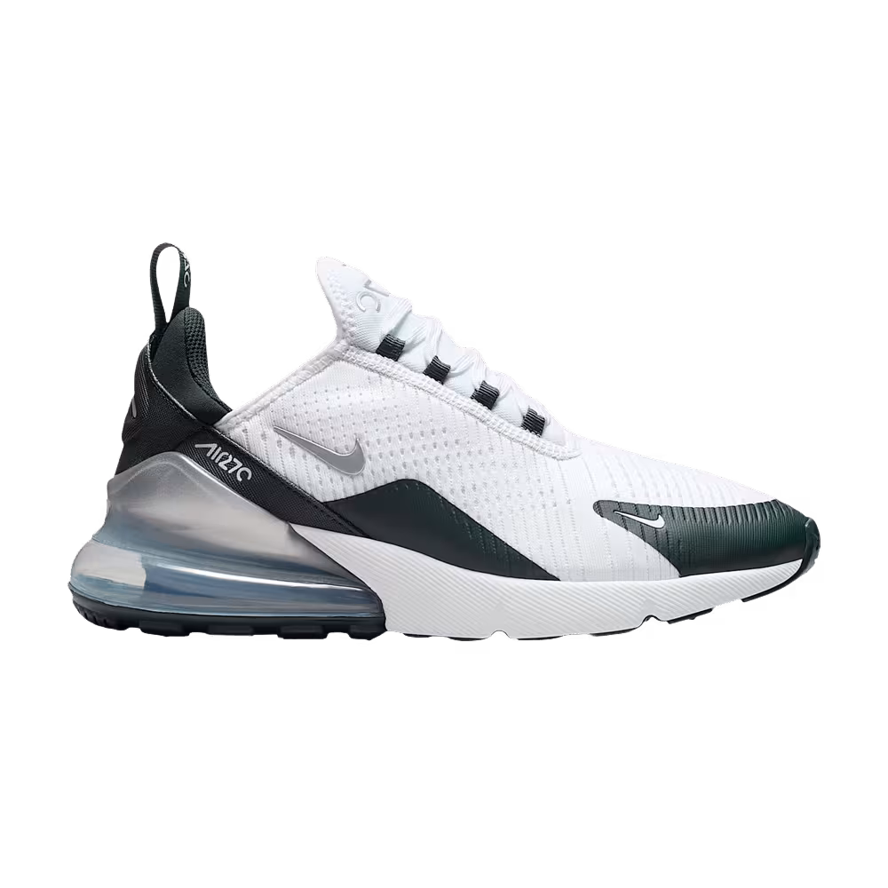Nike Women's Air Max 270 White/Seaweed/Light Silver/Metallic Silver