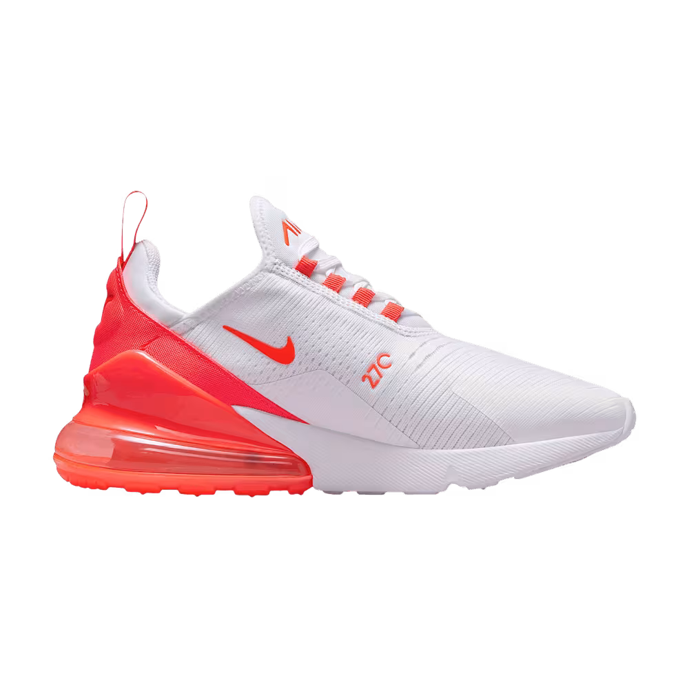 Nike Women's Air Max 270 White Bright Crimson