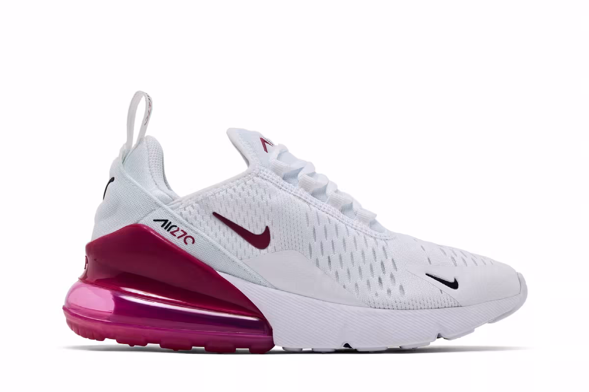 Nike Air Max 270 GS White Sweet Beet, view 2