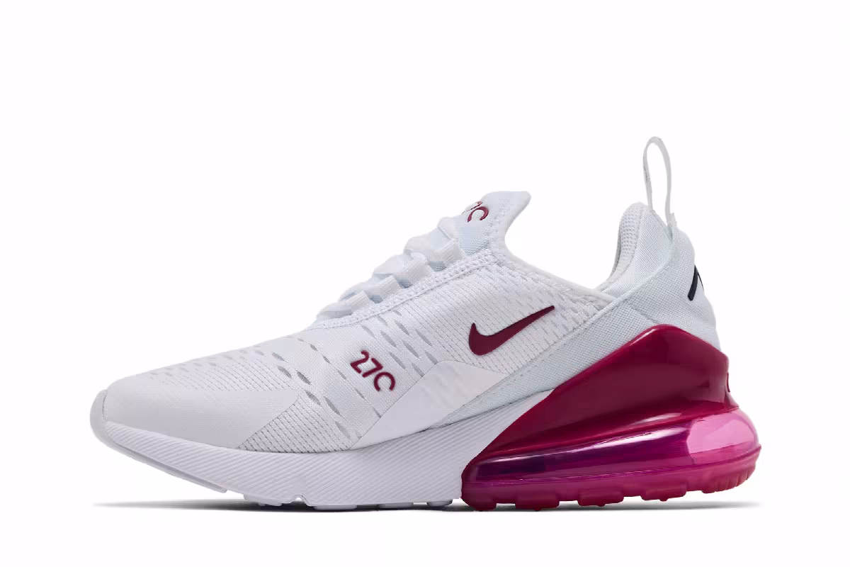Nike Air Max 270 GS White Sweet Beet, view 4