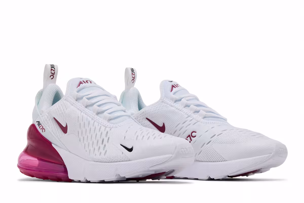 Nike Air Max 270 GS White Sweet Beet, view 9