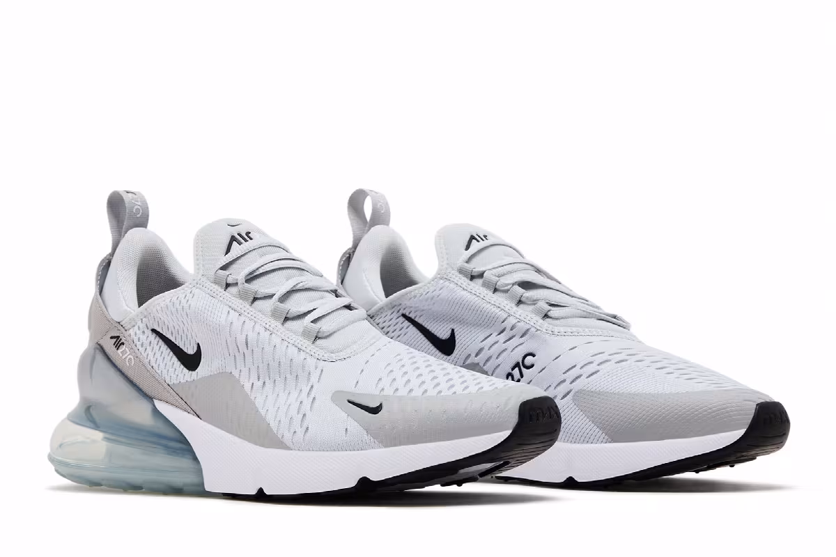 Nike Women's Air Max 270 Pure Platinum, view 9