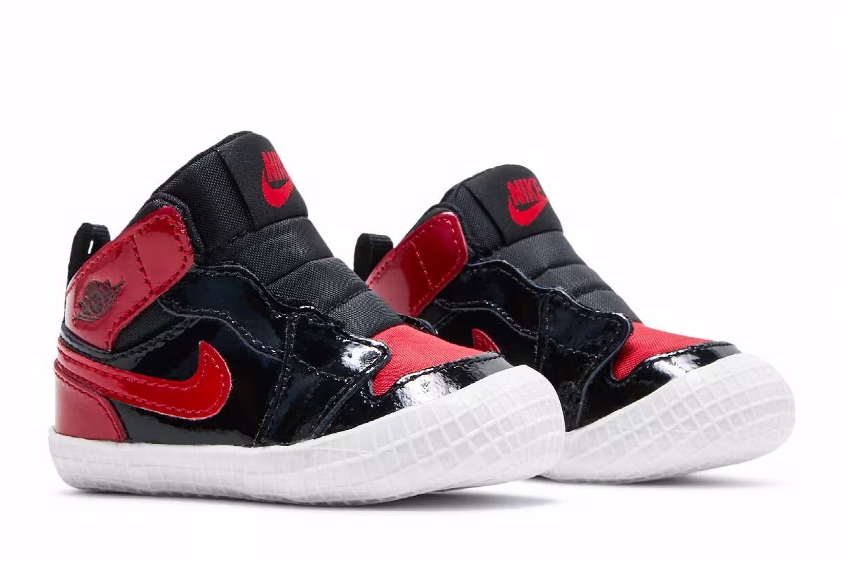 Air Jordan 1 High OG Crib Patent Bred, view 9
