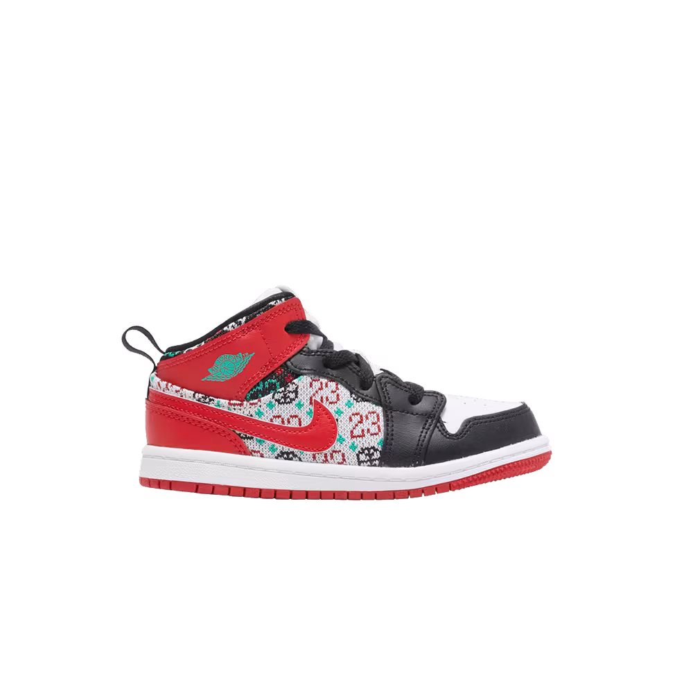 Air Jordan 1 Mid SE TD Ugly Christmas Sweater