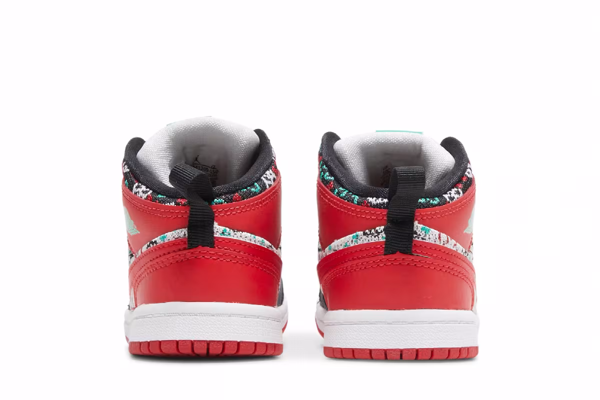 Air Jordan 1 Mid SE TD Ugly Christmas Sweater, view 7