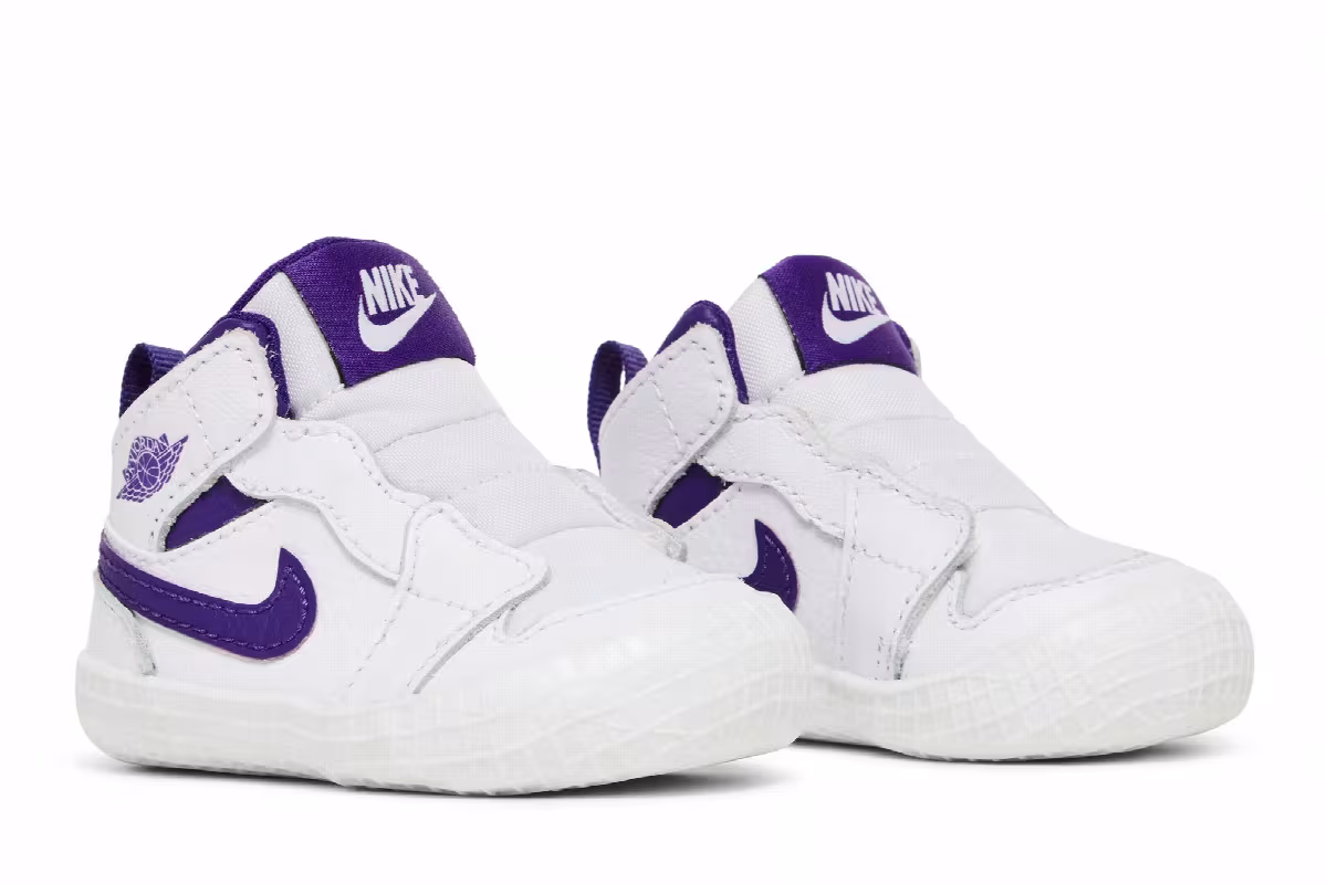 Air Jordan 1 Crib Bootie Court Purple, view 9