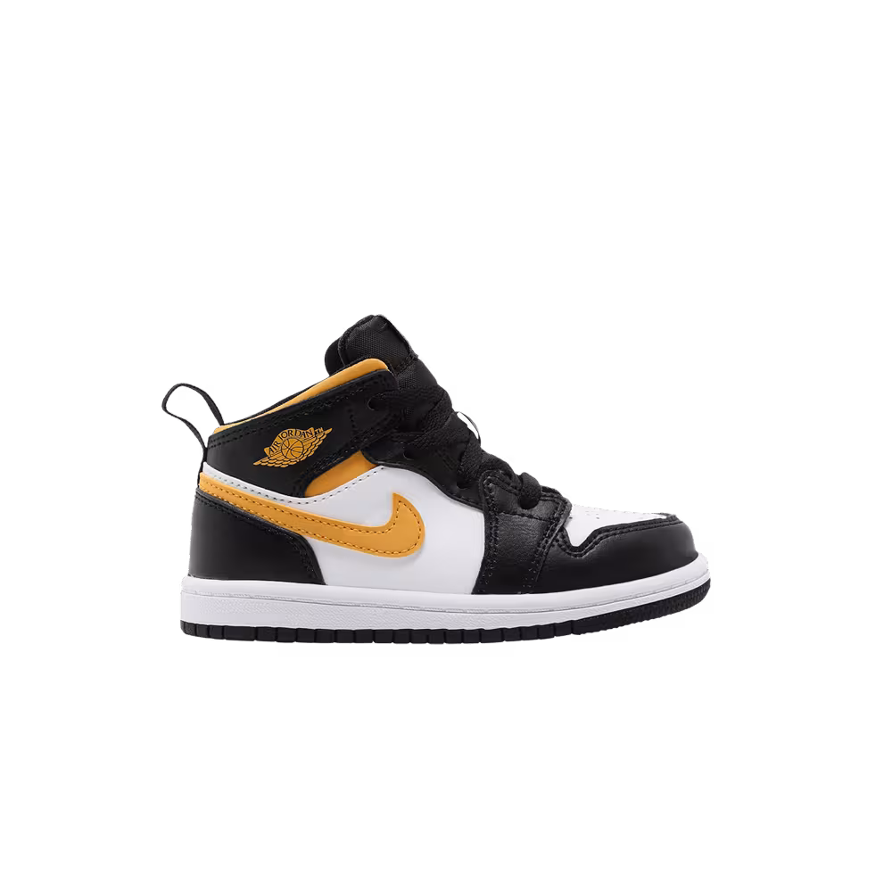 Air Jordan 1 Mid TD Black University Gold