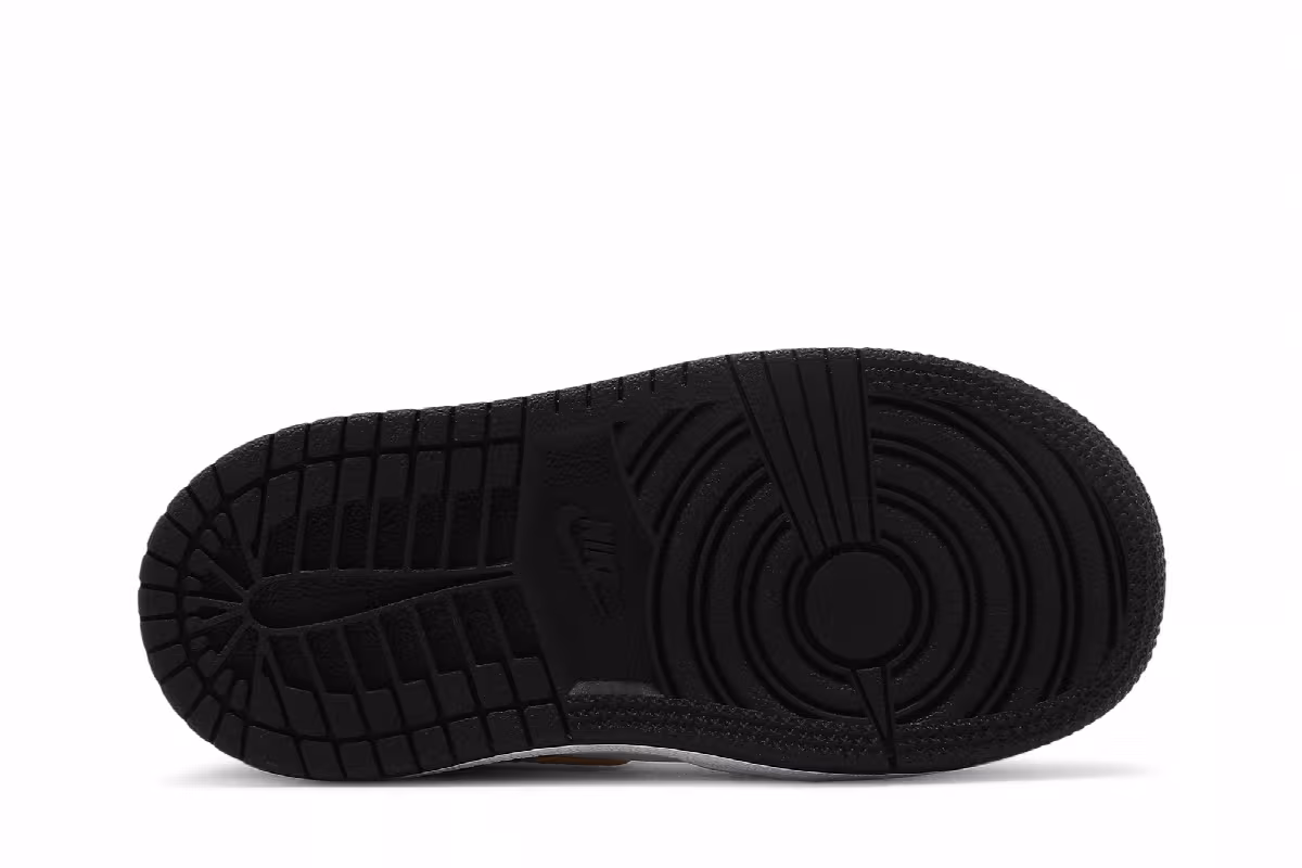 Air Jordan 1 Mid TD Black University Gold, view 5
