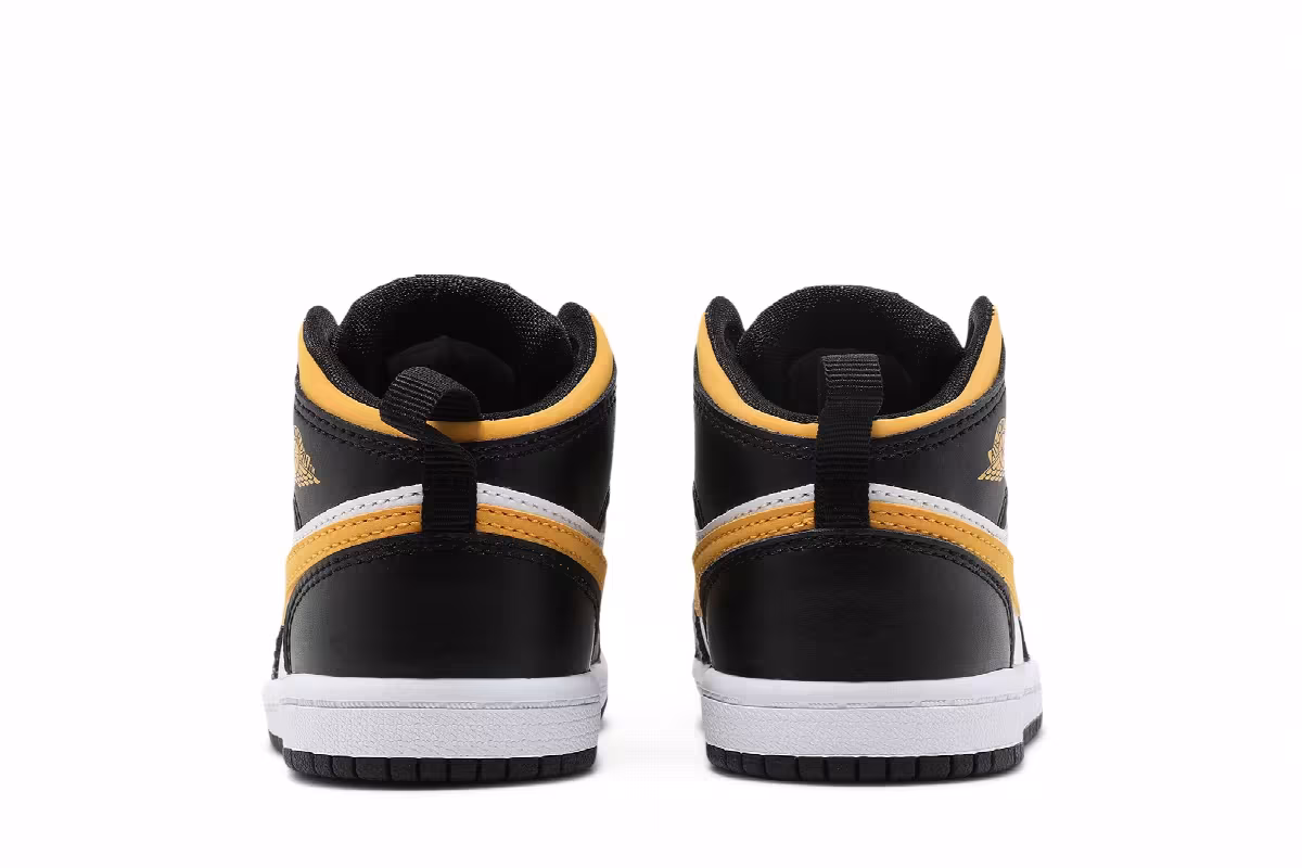 Air Jordan 1 Mid TD Black University Gold, view 7