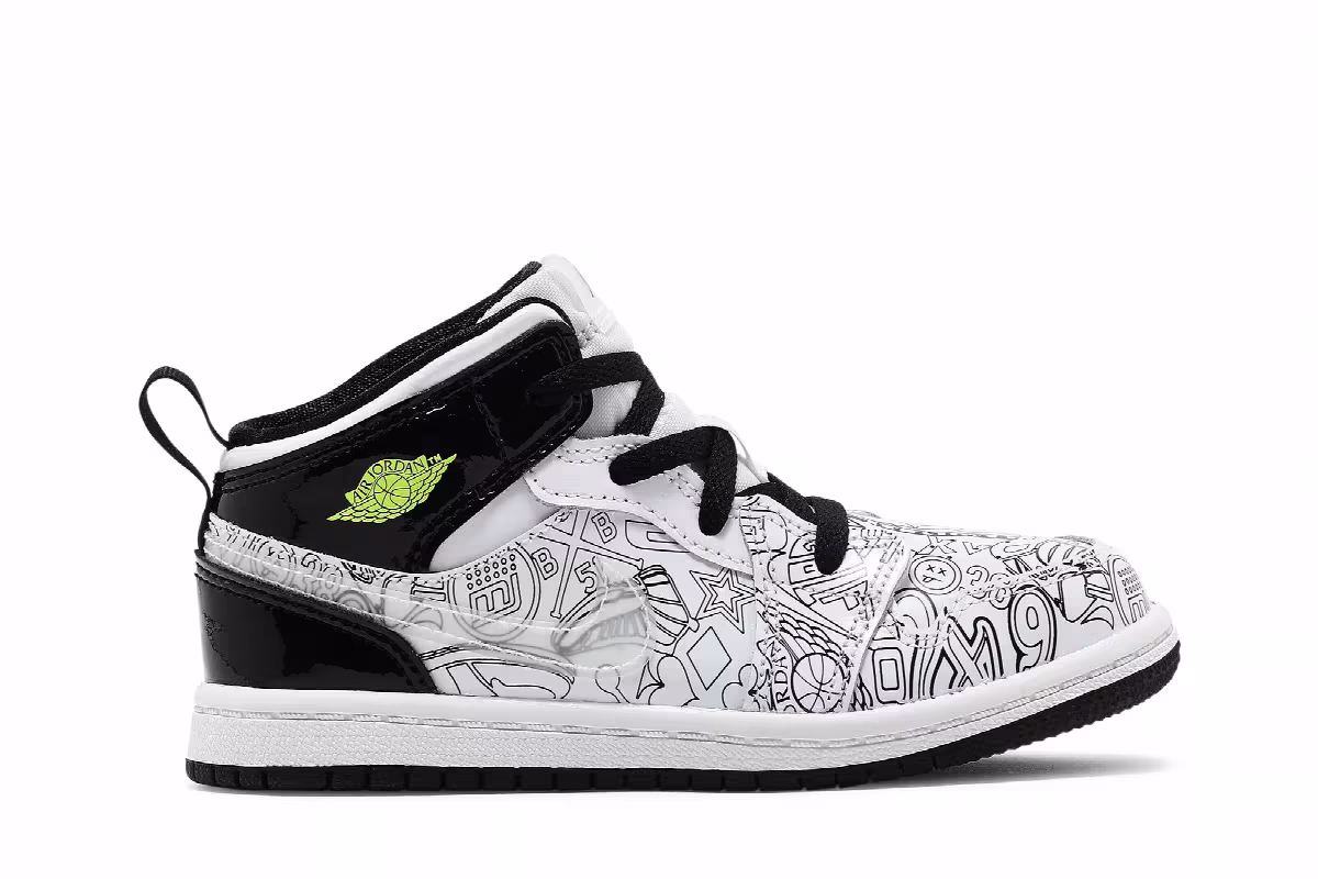 Air Jordan 1 Mid SE TD DIY, view 2