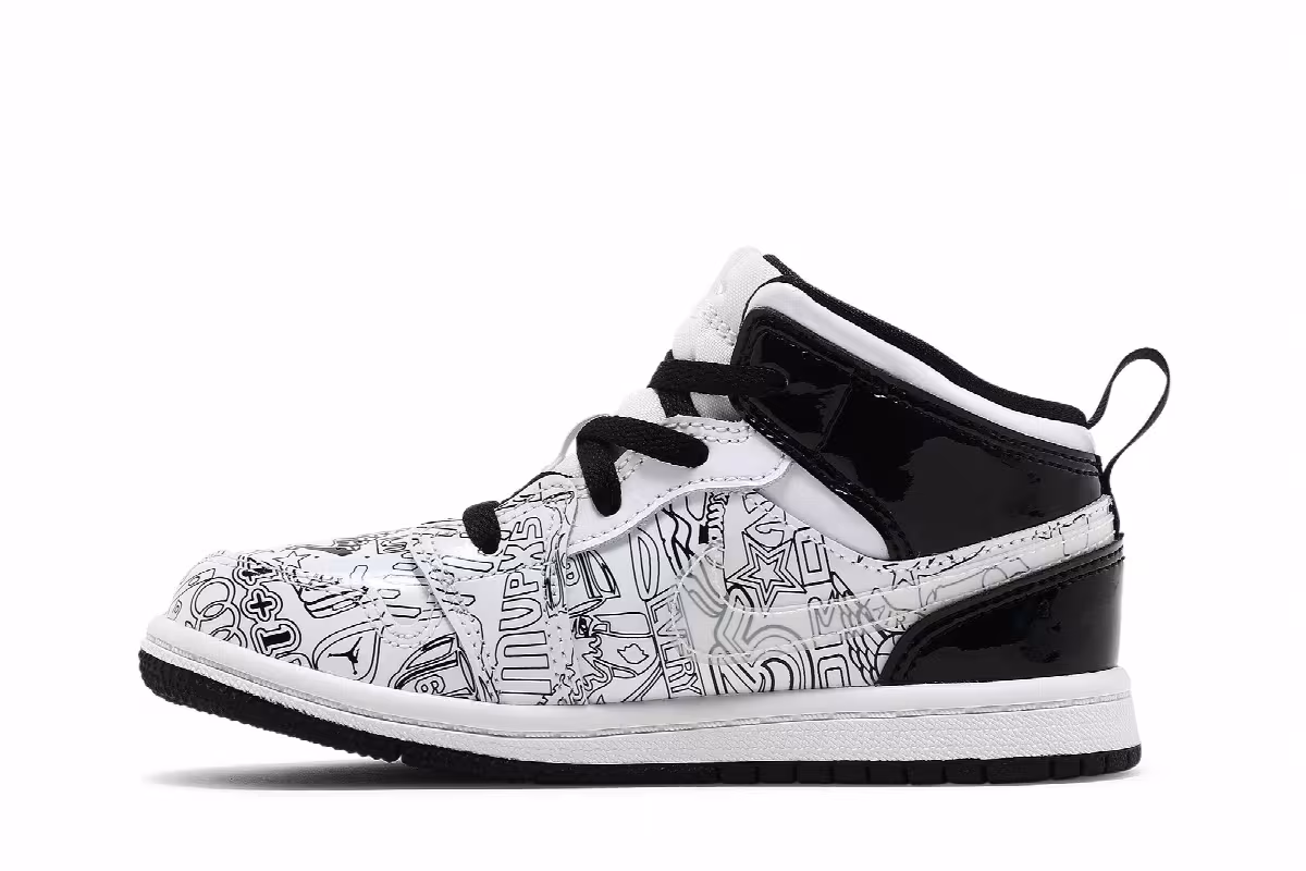 Air Jordan 1 Mid SE TD DIY, view 4