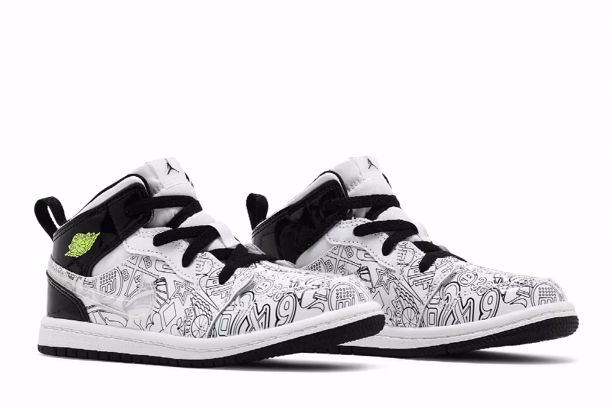 Air Jordan 1 Mid SE TD DIY, view 9
