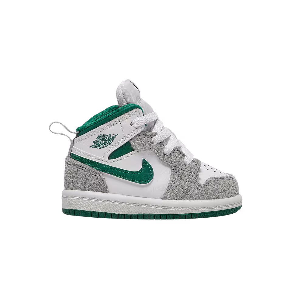 Air Jordan 1 Mid SE TD Grey Pine Green