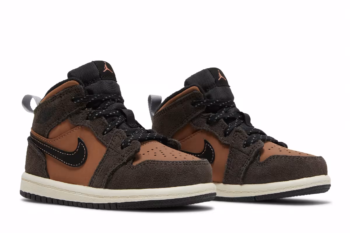 Air Jordan 1 Mid SE TD Earth Tone, view 9