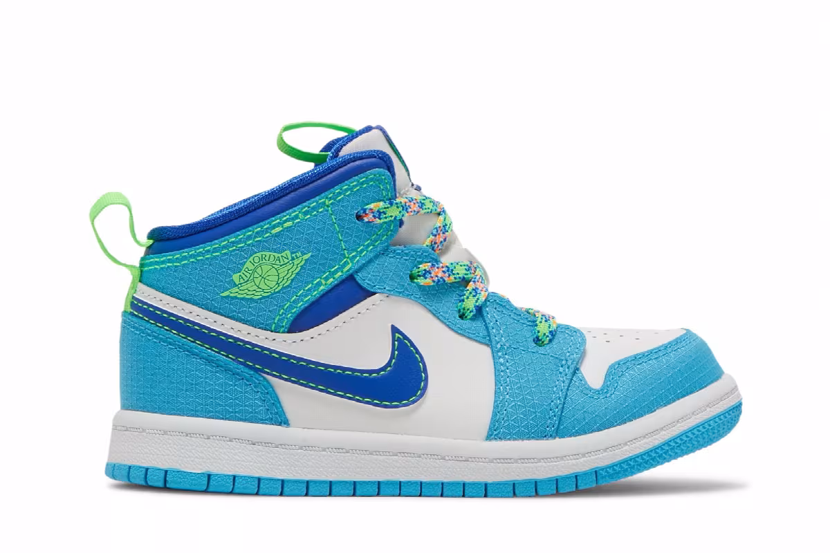 Air Jordan 1 Mid SE TD Sprite, view 2