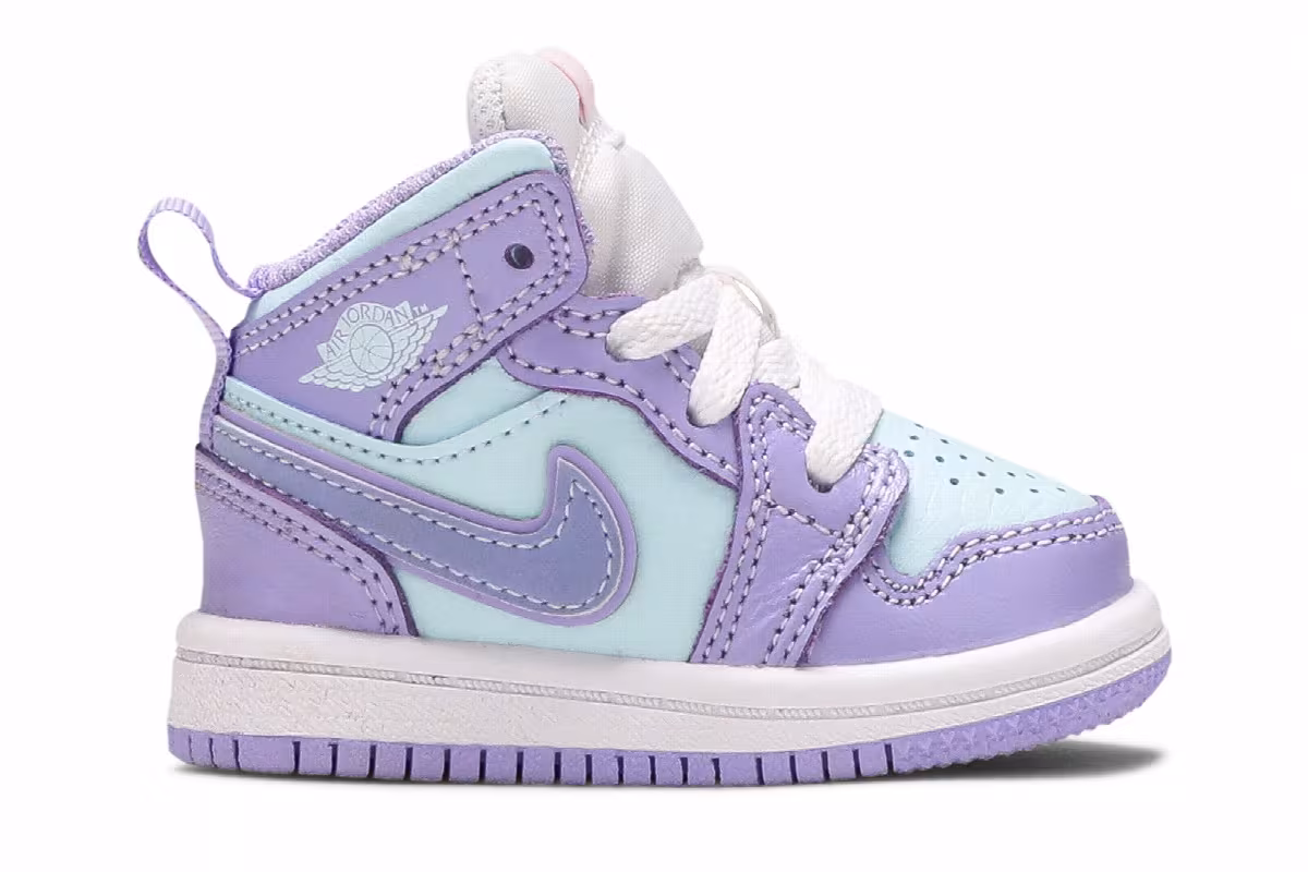 Air Jordan 1 Mid TD Purple Pulse, view 2
