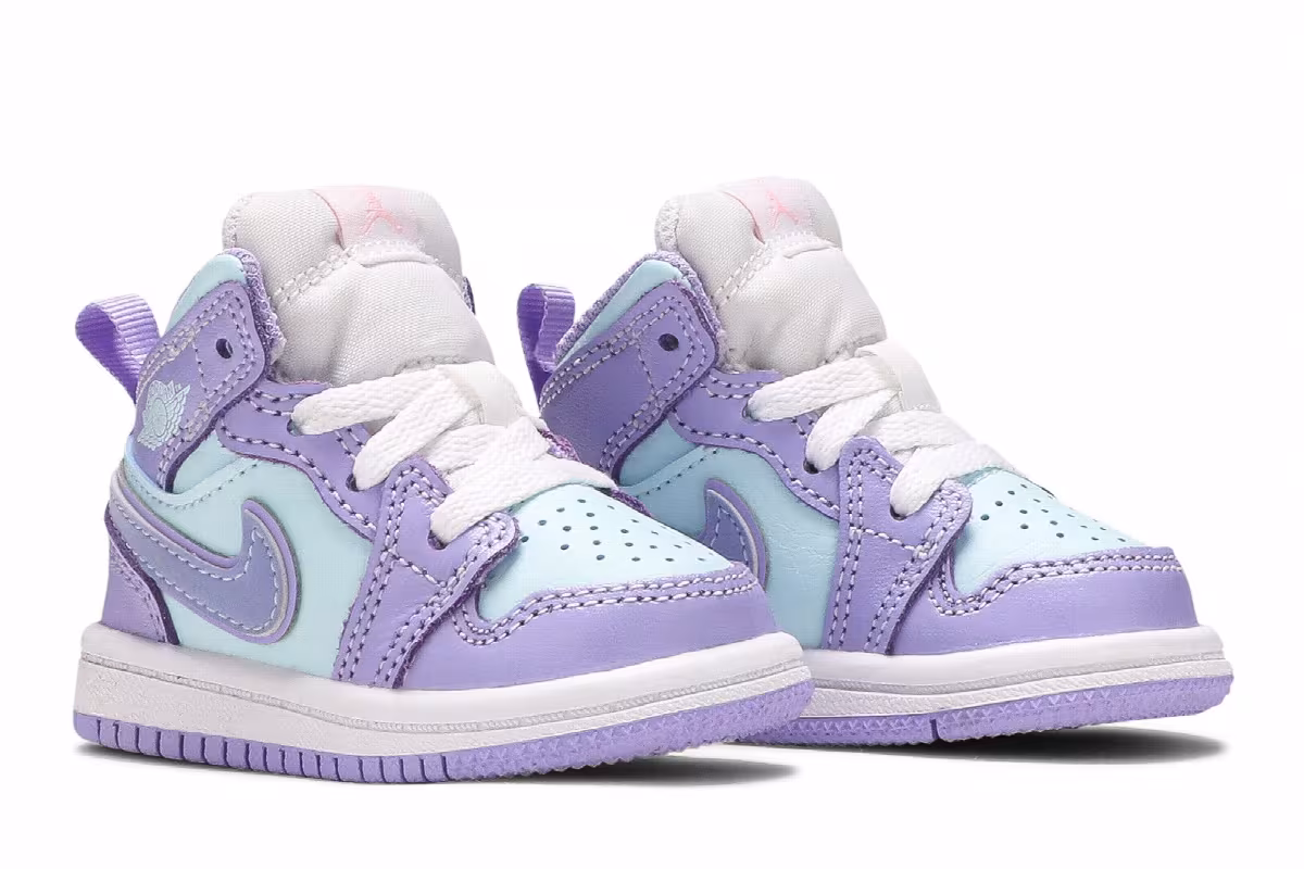 Air Jordan 1 Mid TD Purple Pulse, view 9