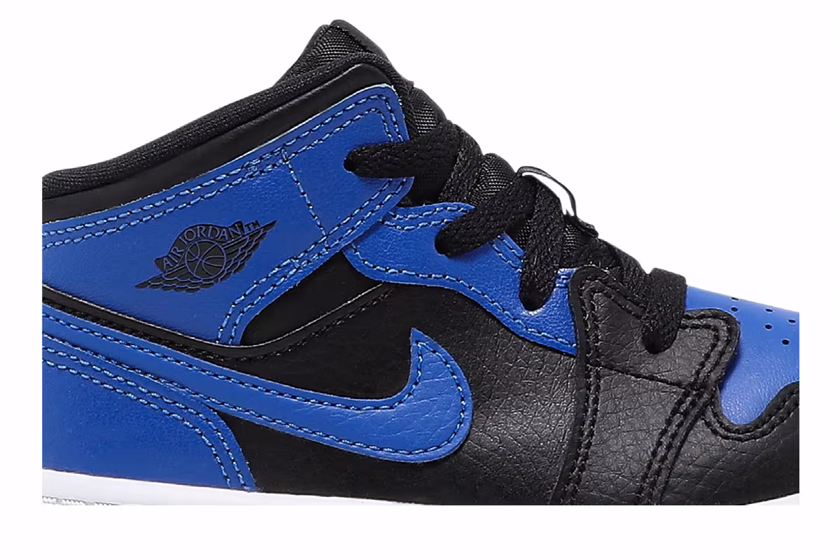 Air Jordan 1 Mid TD Hyper Royal, view 3
