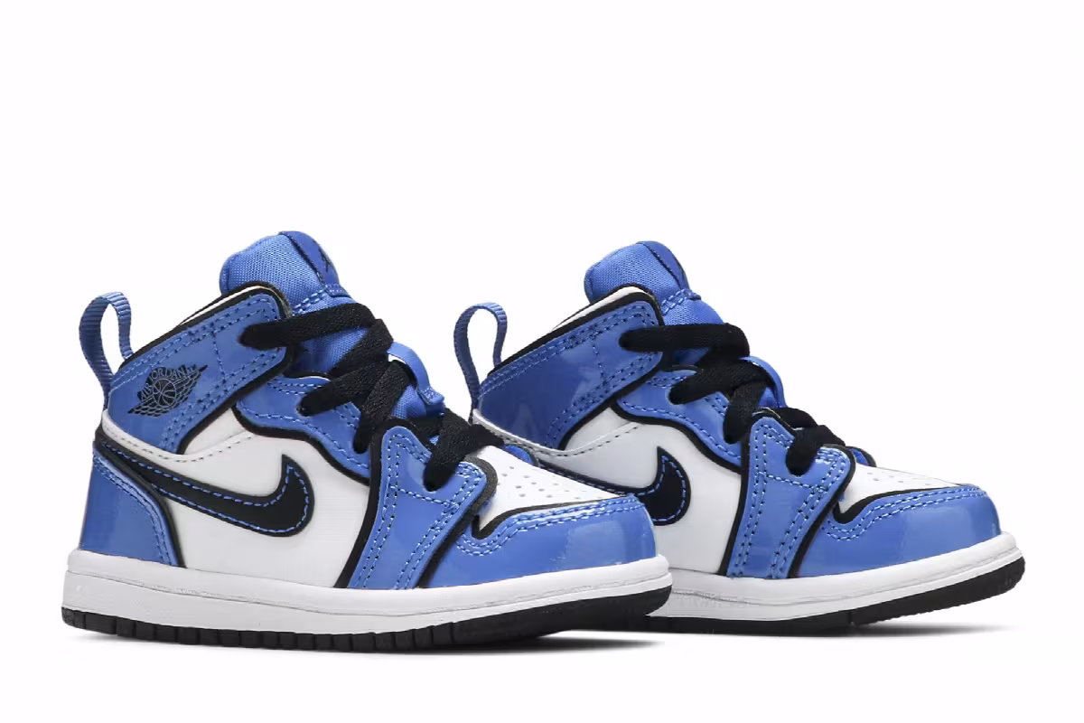 Air Jordan 1 Mid SE TD Signal Blue, view 9