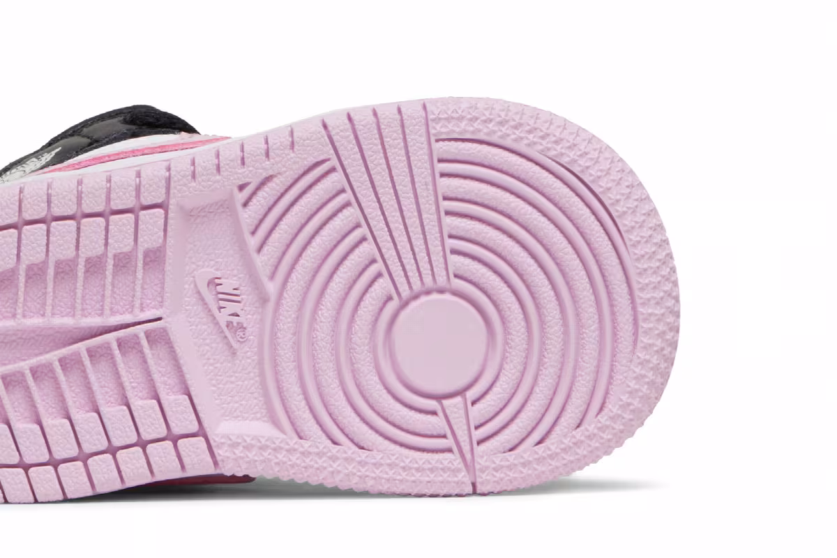 Air Jordan 1 Mid TD White Light Arctic Pink, view 6
