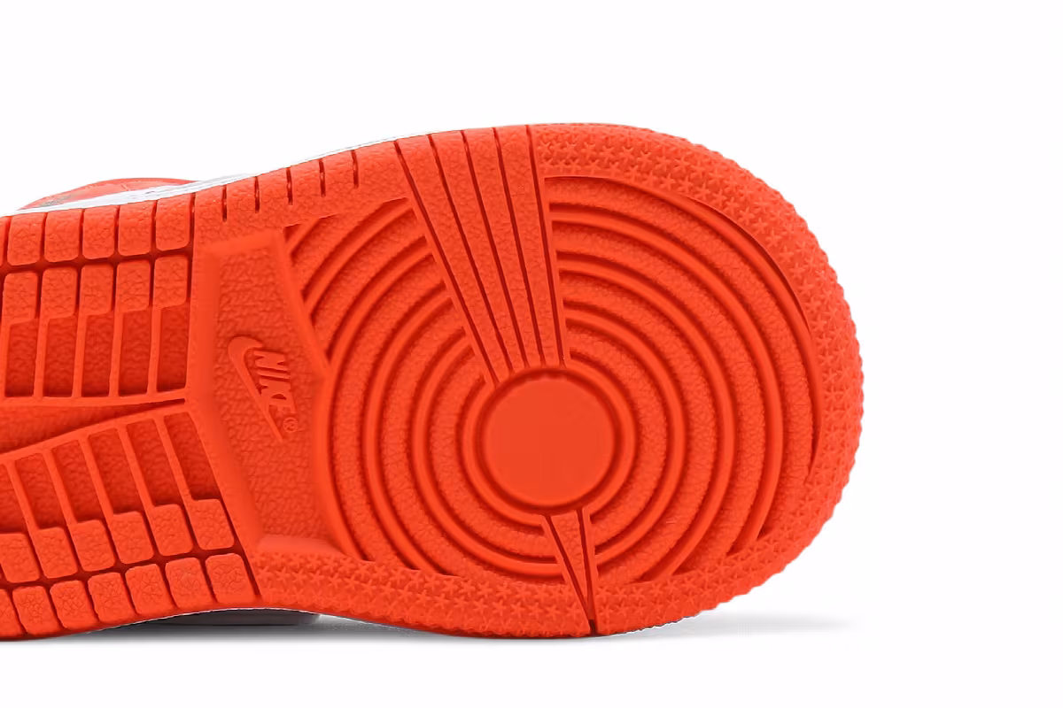 Air Jordan 1 Mid SE TD Electro Orange, view 6
