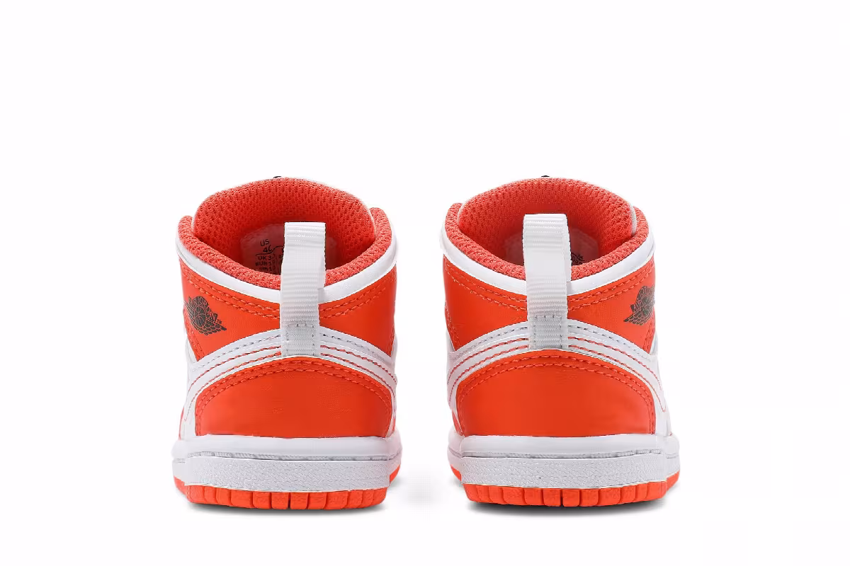 Air Jordan 1 Mid SE TD Electro Orange, view 7