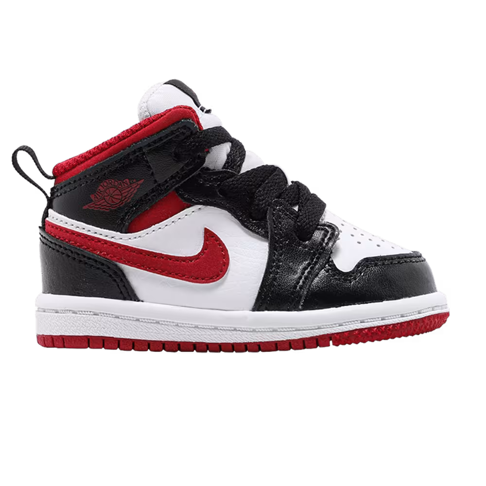 Air Jordan 1 Mid TD Black Gym Red