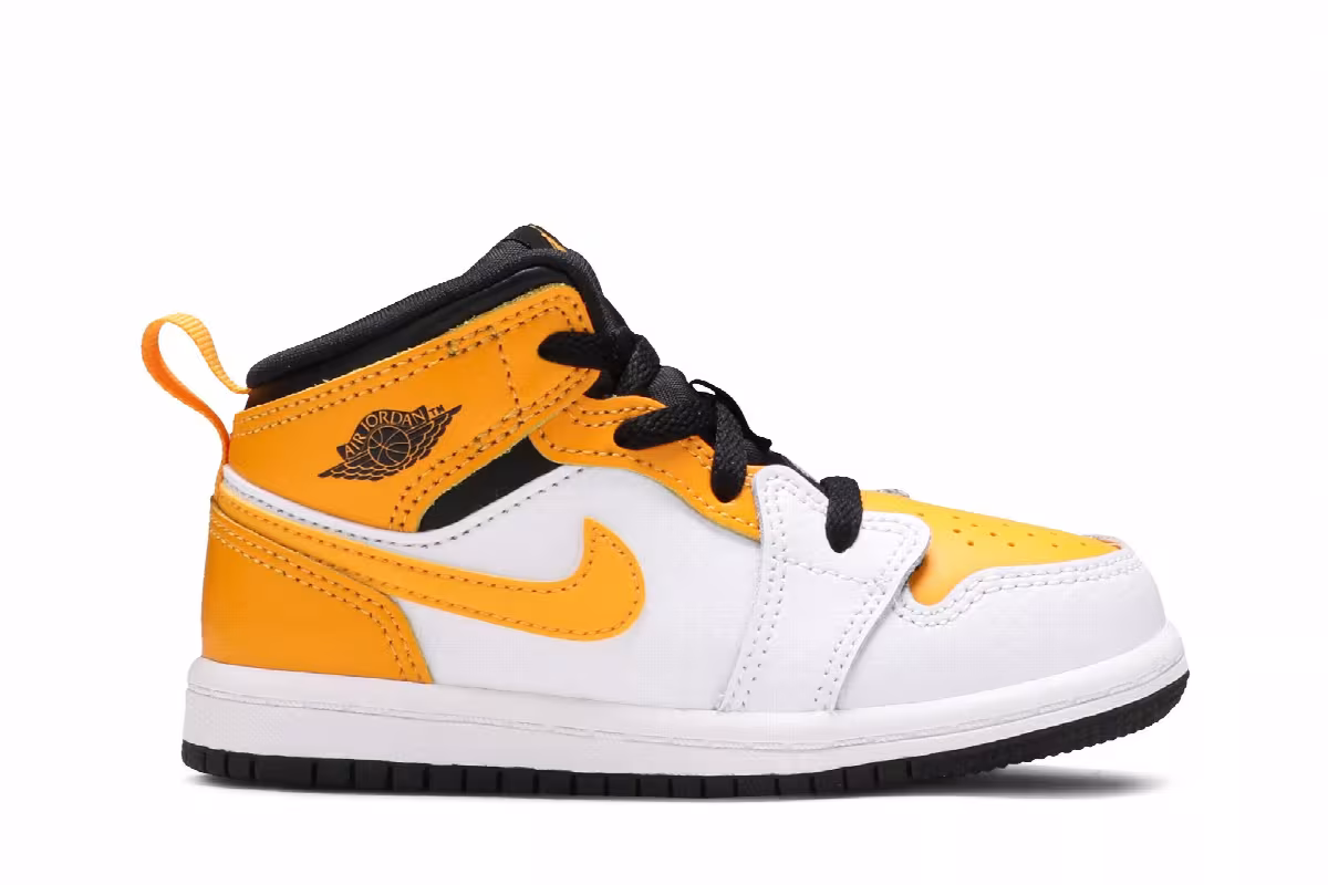 Air Jordan 1 Mid TD University Gold, view 2