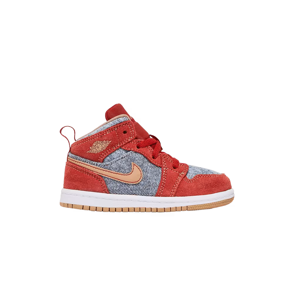Air Jordan 1 Mid SE TD Denim Red