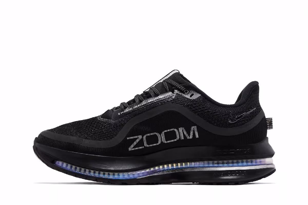 Nike Pegasus Premium Black Metallic Silver, view 4