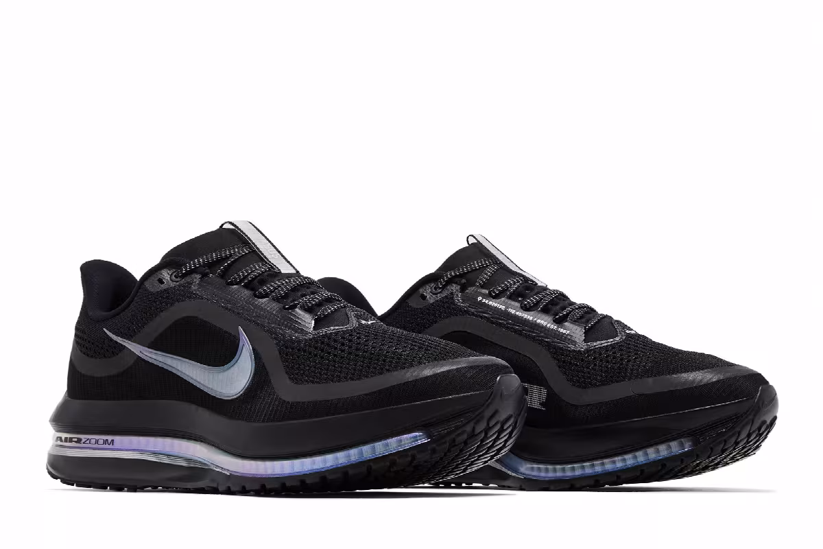 Nike Pegasus Premium Black Metallic Silver, view 9