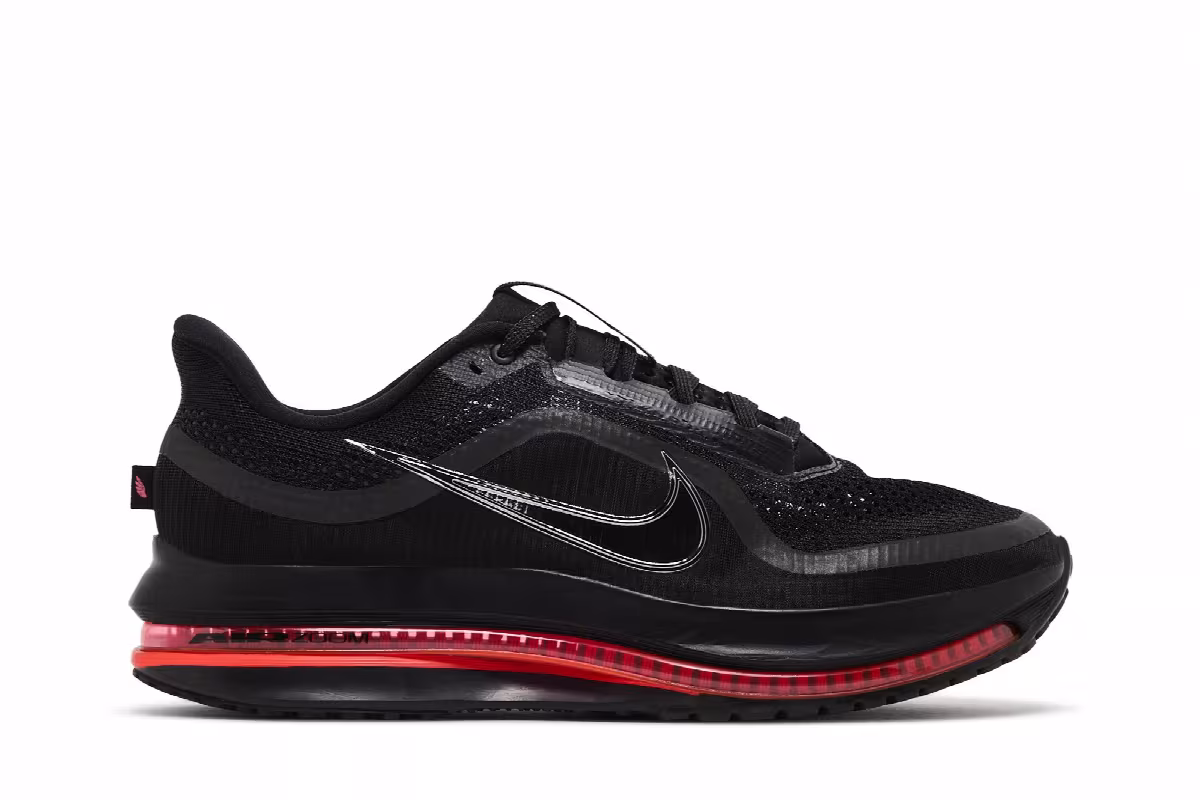 Nike Pegasus Premium Black Bright Crimson, view 2