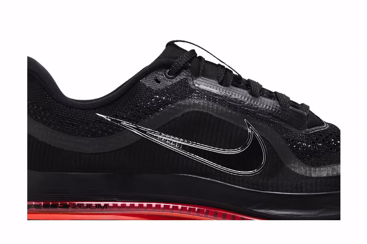 Nike Pegasus Premium Black Bright Crimson, view 3