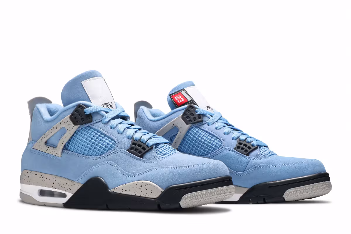 Air Jordan 4 University Blue, view 9