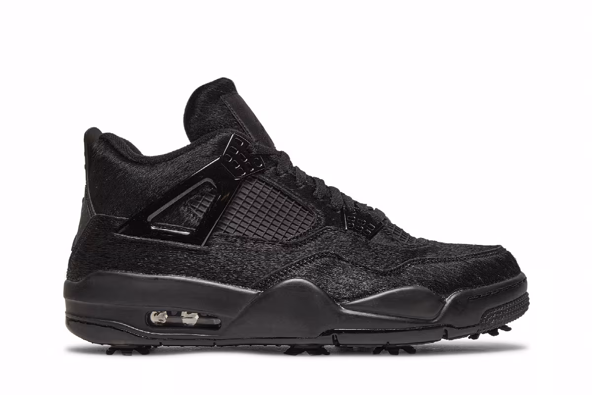 Air Jordan 4 Golf Black Cat, view 2