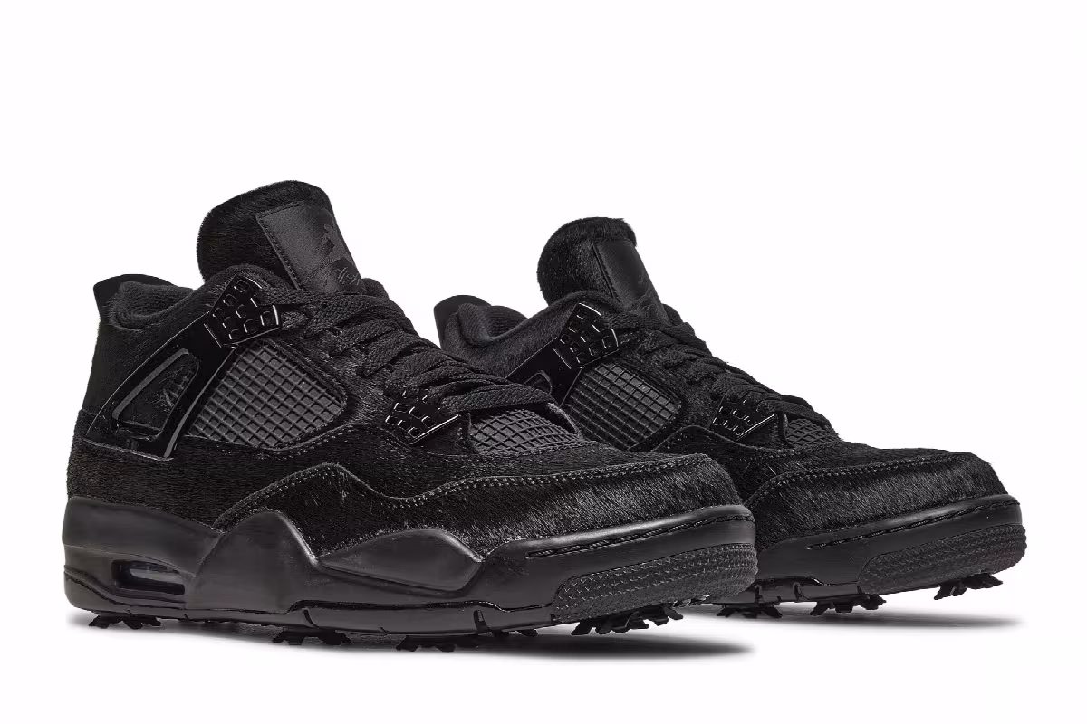 Air Jordan 4 Golf Black Cat, view 9