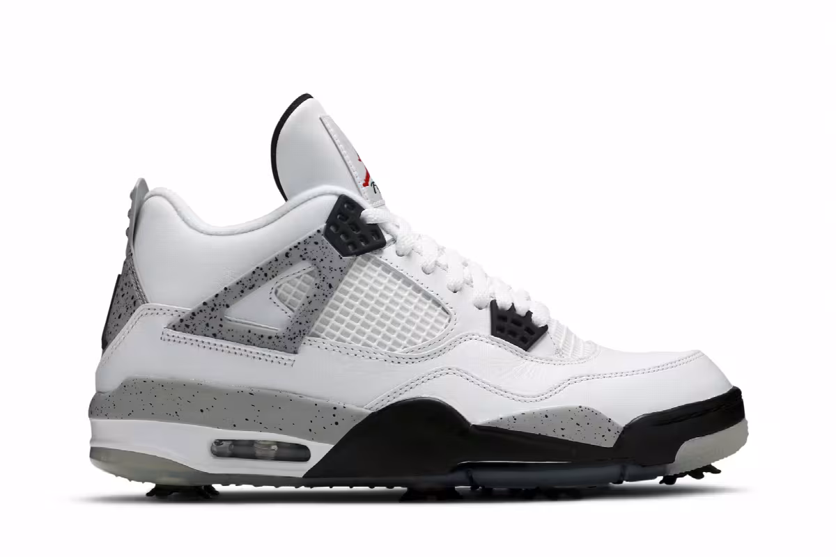 Air Jordan 4 Golf White Cement, view 2