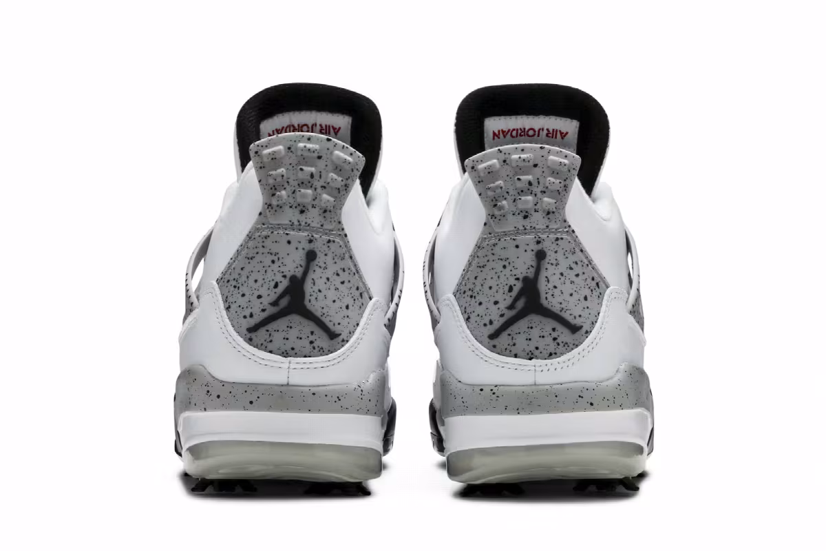 Air Jordan 4 Golf White Cement, view 7