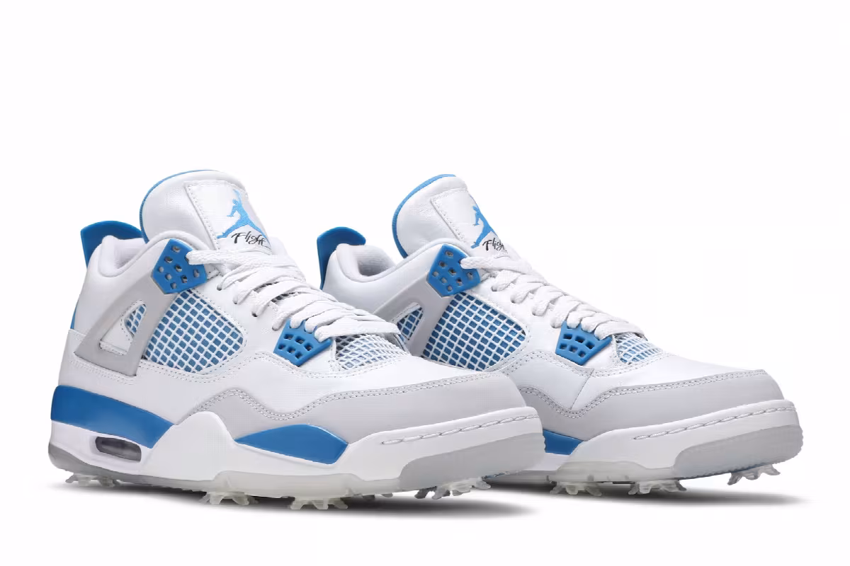 Air Jordan 4 Golf Military Blue, view 9