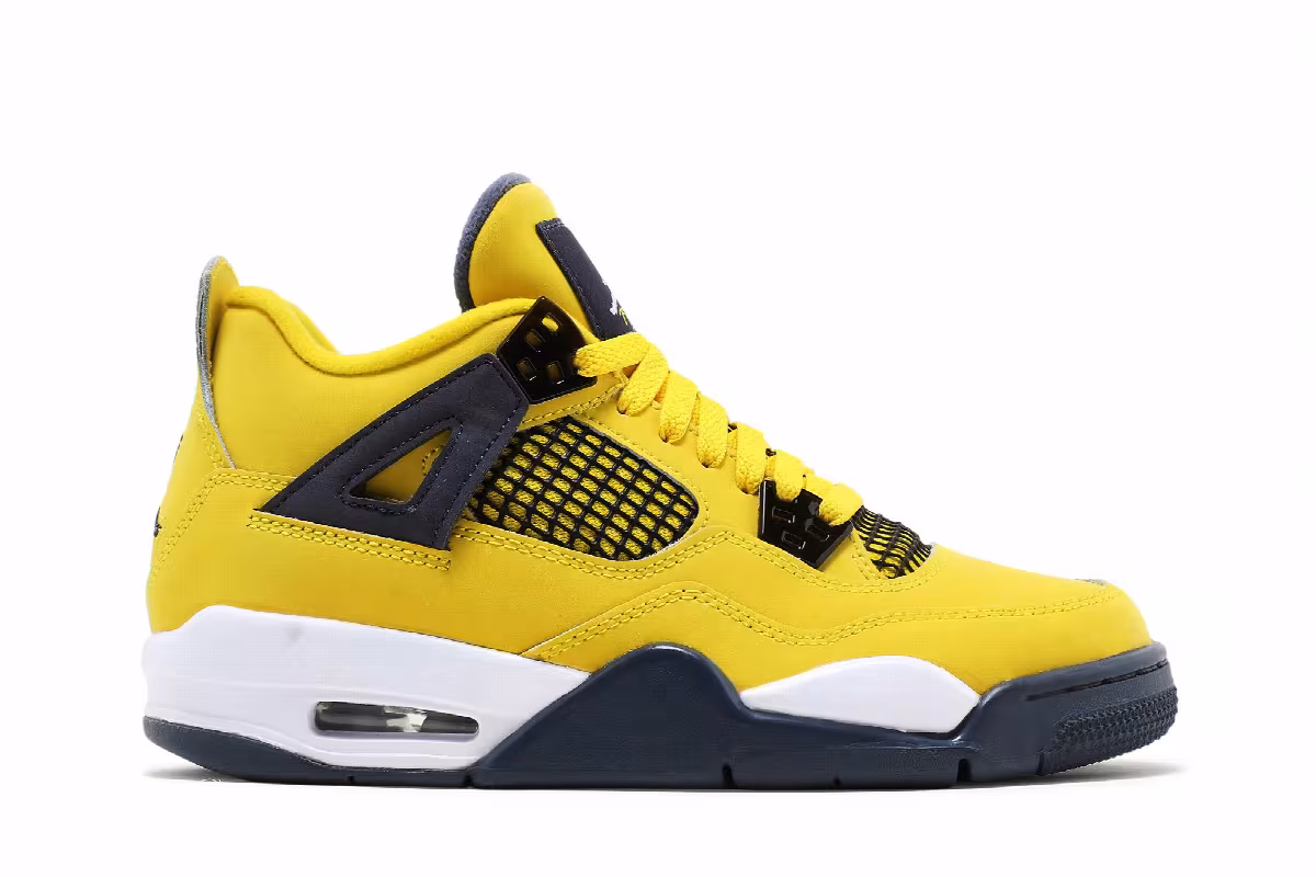 Air Jordan 4 GS Lightning 2021, view 2