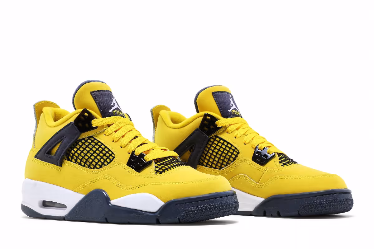 Air Jordan 4 GS Lightning 2021, view 9