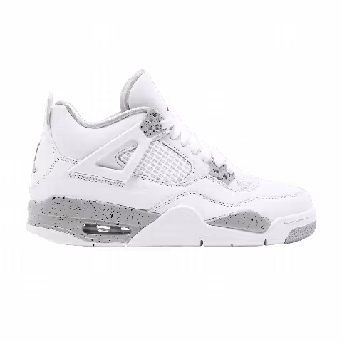 Air Jordan 4 Retro GS 'White Oreo'