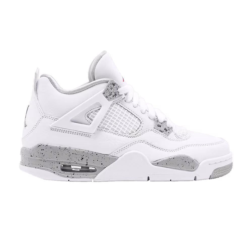 Air Jordan 4 GS White Oreo