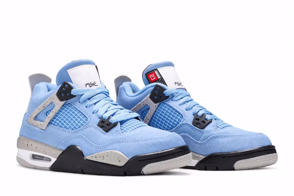Air Jordan 4 GS University Blue, view 9
